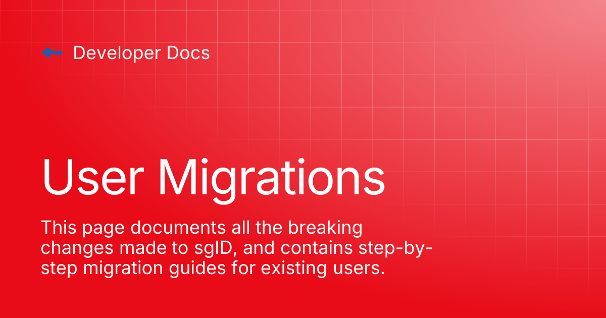 User Migrations | Developer Docs