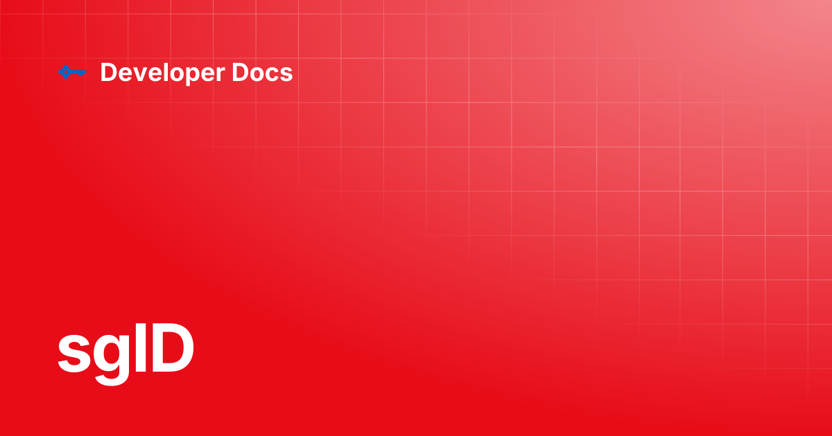 sgID | Developer Docs